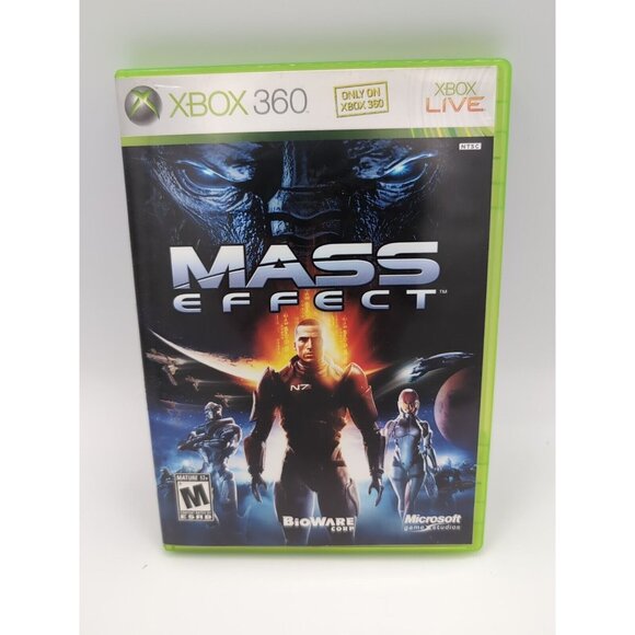 Mass Effect 1 (Xbox 360, 2007) Complete w/ Manual CIB - Picture 1 of 3